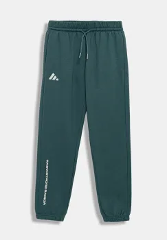 adidas pantaloni de trening pentru copii culoarea verde, cu imprimeu, KC2777 imagine