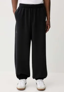 adidas pantaloni de trening Soft Lux culoarea negru, uni, KB5688 imagine