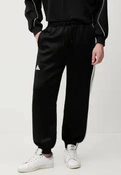 adidas pantaloni de trening Stadium culoarea negru, cu imprimeu, JN1822 imagine