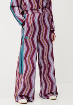 adidas pantaloni de trening x Farm Rio culoarea rosu, cu imprimeu, JL8616 imagine
