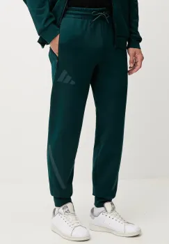adidas pantaloni de trening x Z.N.E culoarea verde, cu imprimeu, JW4724 imagine