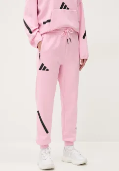 adidas pantaloni de trening Z.N.E. femei, culoarea roz, JC5405 imagine