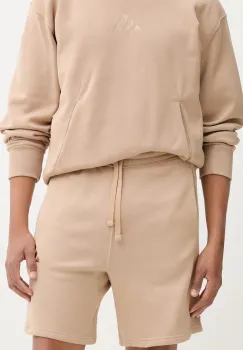 adidas pantaloni scurti All SZN culoarea bej, JX5106 imagine