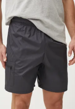 adidas pantaloni scurti City Escape barbati, culoarea negru, JF3282 imagine