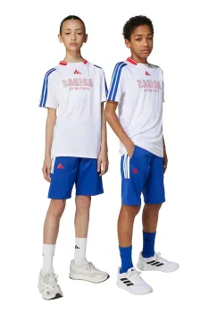 adidas pantaloni scurti copii cu imprimeu, talie reglabila, JW5095 imagine