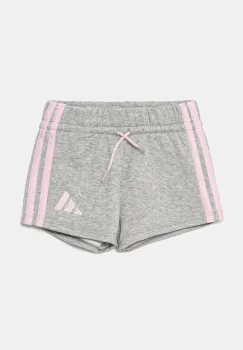 adidas pantaloni scurti copii culoarea gri, cu imprimeu, talie reglabila, JN6495 imagine