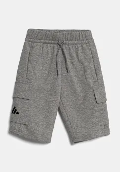 adidas pantaloni scurti copii culoarea gri, melanj, JE3973 imagine