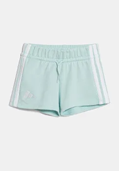 adidas pantaloni scurti copii culoarea turcoaz, cu imprimeu, talie reglabila, KB7301 imagine
