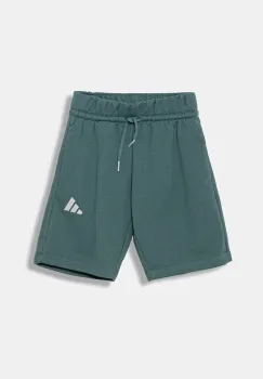 adidas pantaloni scurti copii culoarea verde, talie reglabila, KC5405 imagine