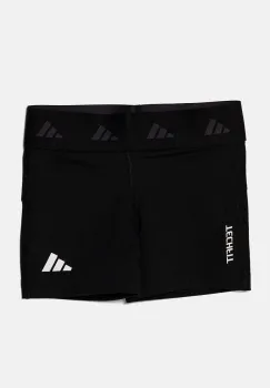 adidas pantaloni scurti copii JG TF SH LEG culoarea negru, cu imprimeu, JF3747 imagine
