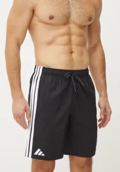adidas pantaloni scurti de baie 3S BLD SH 8IN culoarea negru, JG1030 imagine