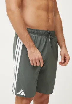 adidas pantaloni scurti de baie 3S BLD SH 8IN culoarea verde, JD4239 imagine