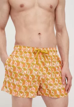 adidas pantaloni scurti de baie FARM culoarea portocaliu imagine