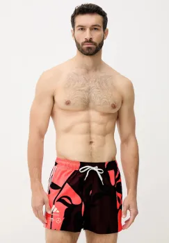 adidas pantaloni scurti de baie x Mercedes culoarea rosu, JX9050 imagine