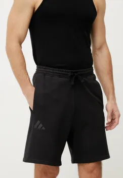 adidas pantaloni scurti din bumbac ALL SZN barbati, culoarea negru, IX1247 imagine