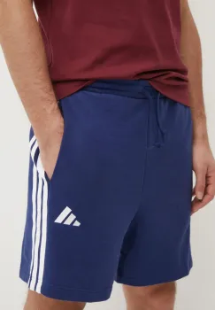 adidas pantaloni scurti Essentials barbati, culoarea albastru marin, JE6417 imagine