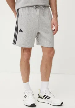 adidas pantaloni scurti Essentials barbati, culoarea gri, melanj, JE6419 imagine