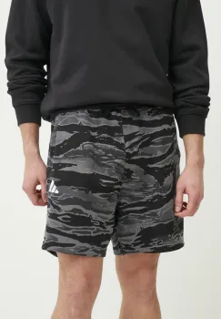 adidas pantaloni scurti Sea Camo barbati, culoarea negru, JD8076 imagine