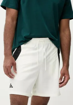 adidas pantaloni scurti Stadium culoarea bej, JX5624 imagine