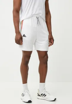 adidas pantaloni scurti Tiro barbati, culoarea alb, JC8056 imagine