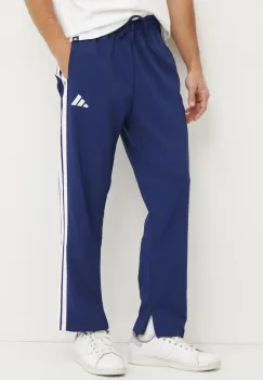 adidas pantaloni STNFRD barbati, culoarea albastru marin, modelator, JE6400 imagine
