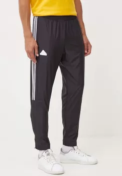 adidas pantaloni Tiro barbati, culoarea negru, cu imprimeu, IX1348 imagine