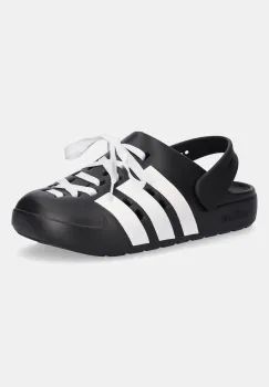 adidas papuci Adilette Clog 2.0 culoarea negru, JR4025 imagine