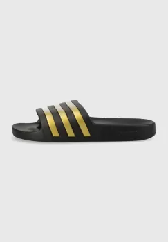 adidas papuci barbati, culoarea negru imagine