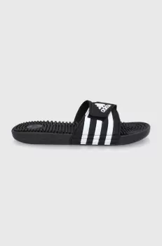 adidas papuci barbati, culoarea negru imagine