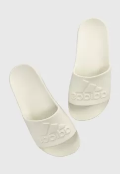 adidas papuci culoarea bej imagine