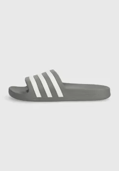 adidas papuci culoarea gri imagine