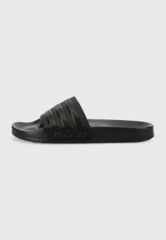 Adidas papuci culoarea negru imagine