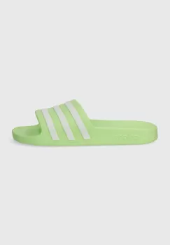 adidas papuci culoarea verde imagine