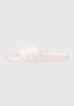 adidas papuci femei, culoarea roz imagine