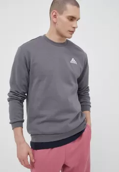 adidas Performance bluza barbati, culoarea gri, neted imagine