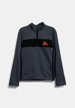 adidas Performance bluza copii culoarea gri, cu imprimeu, JD0567 imagine