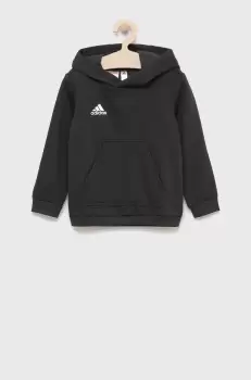 adidas Performance bluza copii culoarea negru, neted imagine