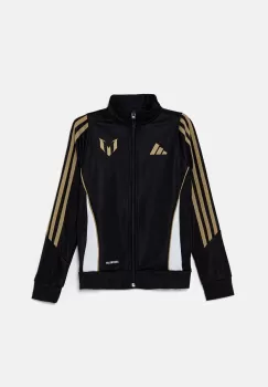 adidas Performance bluza copii MESSIKT culoarea negru, cu imprimeu, IZ2992 imagine