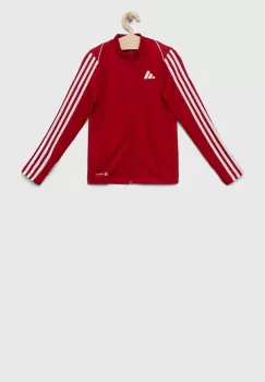 adidas Performance bluza copii TIRO23L TR JKTY culoarea rosu, cu imprimeu imagine
