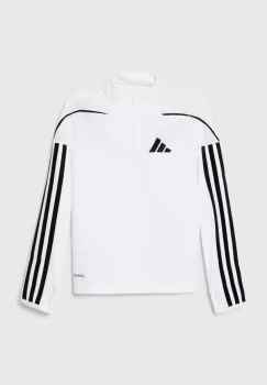 adidas Performance bluza copii TIRO23L TR TOPY culoarea alb, neted, IB8477 imagine
