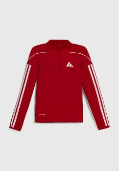 adidas Performance bluza copii TIRO23L TR TOPY culoarea rosu, cu imprimeu, HS3489 imagine