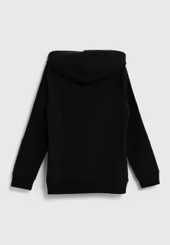 adidas Performance bluza copii TIRO24 SWHOODY culoarea negru, cu gluga, cu imprimeu imagine
