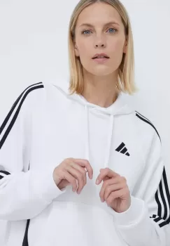 adidas Performance bluza trening Tiro24 culoarea alb, cu gluga, cu imprimeu, IR7508 imagine