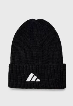 adidas Performance caciula culoarea negru, din tricot gros imagine