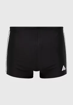 adidas Performance costum de baie Classic 3-Stripes culoarea negru imagine