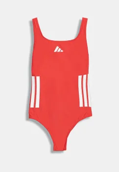 adidas Performance costum de baie dintr-o bucata pentru copii culoarea portocaliu, JX2309 imagine