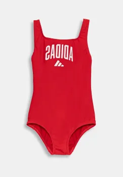 adidas Performance costum de baie dintr-o bucata pentru copii culoarea rosu, JM3970 imagine