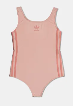 adidas Performance costum de baie dintr-o bucata pentru copii culoarea roz, JC6253 imagine