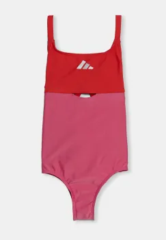 adidas Performance costum de baie dintr-o bucata pentru copii culoarea roz, JE4419 imagine