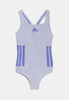 adidas Performance costum de baie dintr-o bucata pentru copii culoarea violet, JN6588 imagine